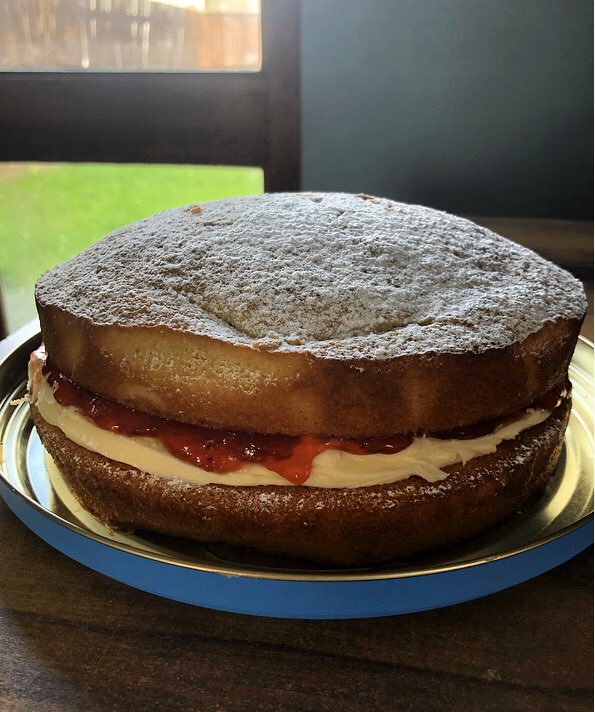 Tina_M_Wade's tweet image. Being all domestic and stuff! Chocolate and cherry cupcakes and a Victoria sponge 😋 #domesticgoddess #justforaday #cake #baking #yummy