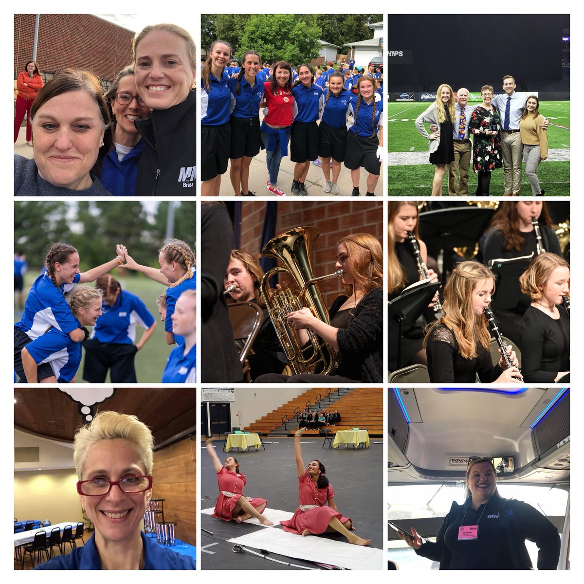 MNHS_Band's tweet photo. Wishing a happy #InternationalWomensDay to the INCREDIBLE women of the Millard North Band! https://t.co/ut5nnlc0Oh