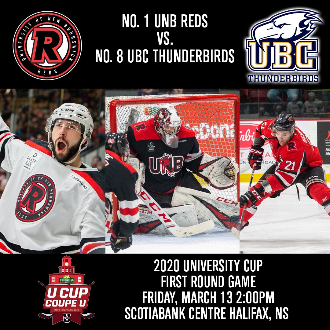 UNBMHockey's tweet photo. National Quarter Final Match-Up is Set!

Vs UBC
📍Scotiabank Centre, Halifax NS
🕰2:00PM

#LND https://t.co/SjPG9rKo70