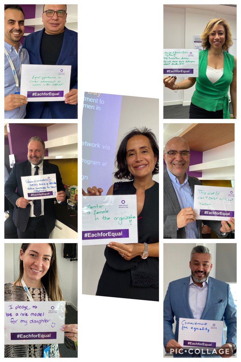 What a lovely day celebrating International Women’s day #IWD2020 @Delltech Dubai office.  
We are all committed to #EachforEqual. #iwork4Dell #womeninaction <a href="/MissTy80/">Twanay Rumble</a>