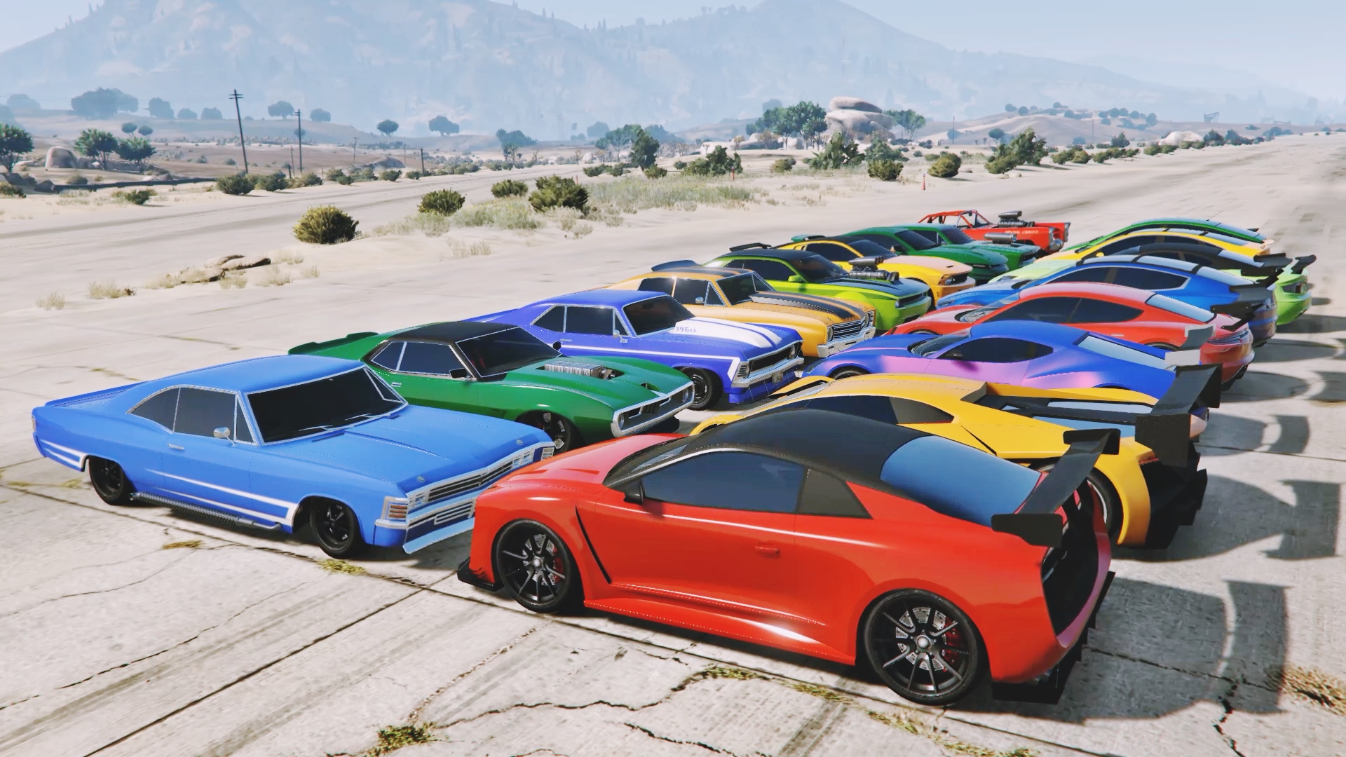 Gta 5 Muscle Cars Wheelie