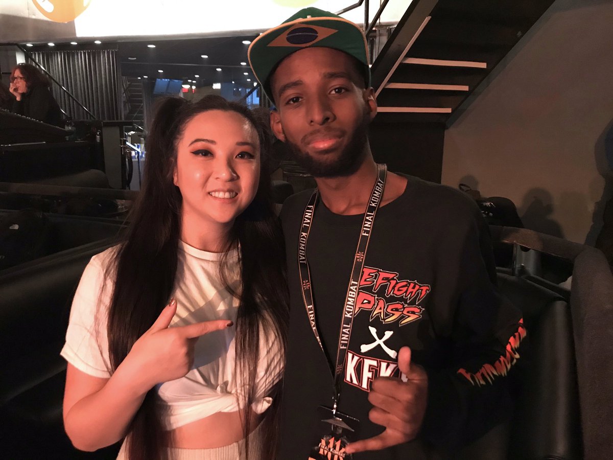 sherryjenix's tweet image. So glad I was able to come out and support @KonquerorBR ! He’s repping @eFightPass x @KFKFofficial this tournament too! Wish him luck!!

(Shirt hasn’t been publicly released yet! This is just the beta)
