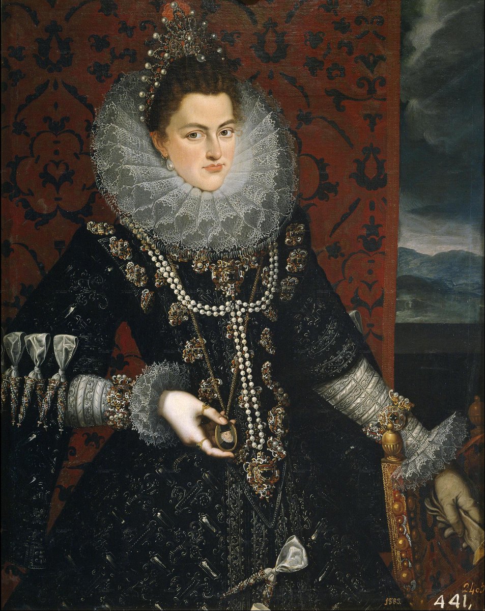 May I present Infanta Isabella Clara Eugenia: smart, athletic, successful ruler, had good taste (my patron!) &amp; generally cool. For #InternationalWomensDay
