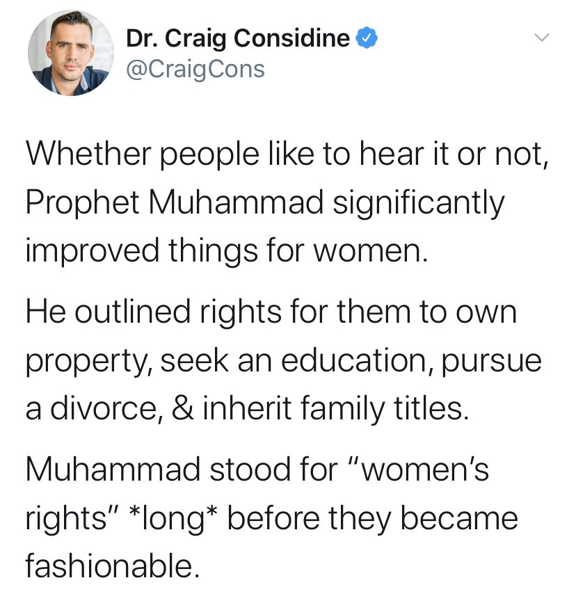 Craig Considine tweet media