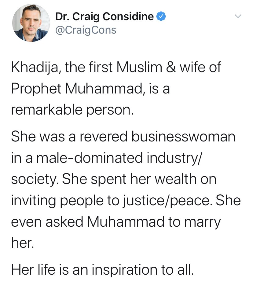 Craig Considine tweet media