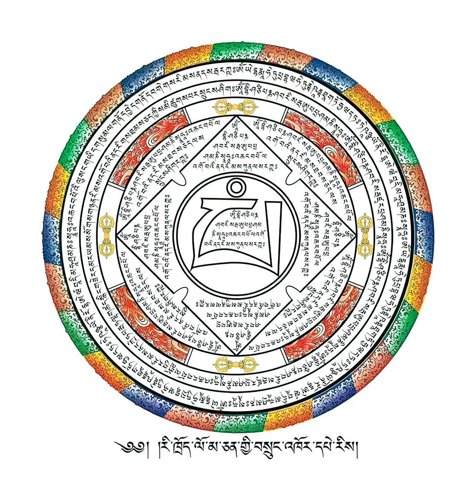 RadioMahakala's tweet photo. Mantra protection against corona virus. This is a protective yantra of Parnashavari, otherwise known as Ritro Logyunma. She is a jungle goddess who suppresses contagious diseases, and is considered a form of Tara, Phagma Ritroma https://t.co/eAIBUp1fFN