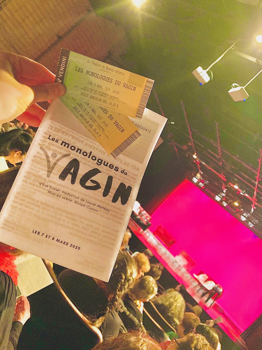 En cette Journée internationale de la femme, la salle est comble pour la dernière représentation de Les Monologues du vagin! Merde à l’équipe! <a href="/CVFSudbury/">Centre Victoria pour femmes</a> #Vagin2020