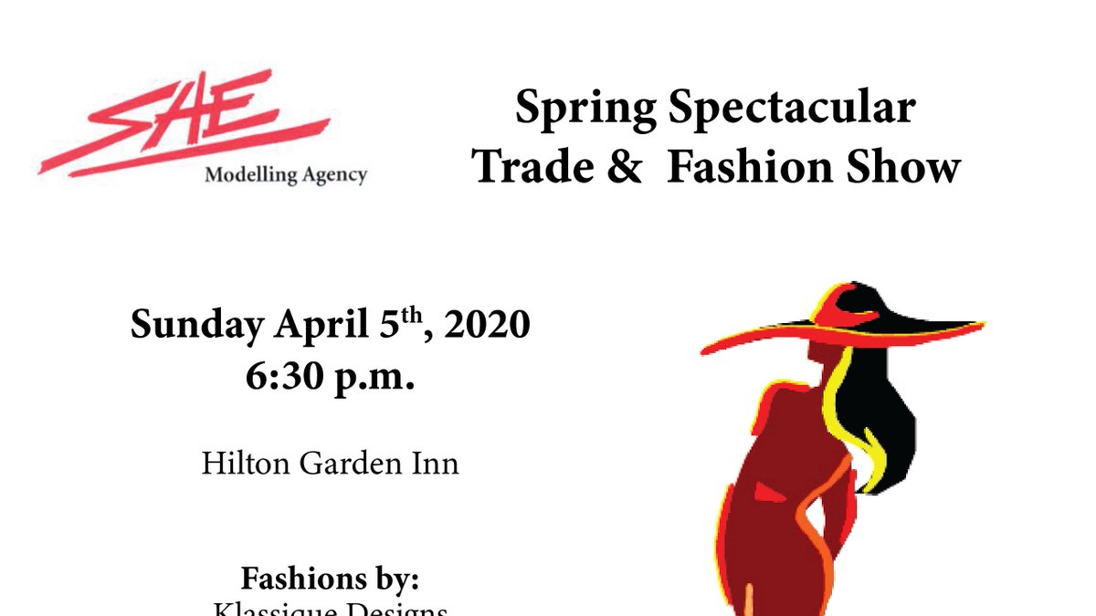 shemodelling's tweet photo. Join us at Spring Spectacular Trade &amp; Fashion Show Sunday April 5th at Hilton Garden Inn, in support of the Canadian Cancer Society for Kidney Cancer!  Browse everything new in Health, Fashion, Beauty &amp; Lifestyle and enjoy our Fashion Show! #YXE #YXEvents #SKevents #saskatooning https://t.co/zYKfBVhafu