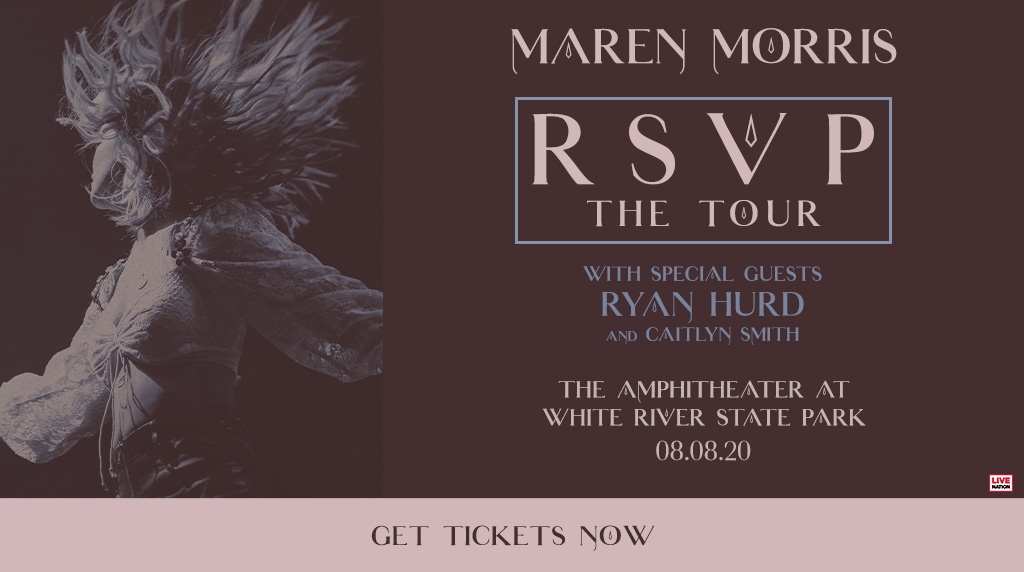 WhiteRiverStPrk's tweet photo. She is proof that "everything's gonna be okay." Congrats to @MarenMorris on her @ACMawards nomination for Female Artist of the Year. See her perform #Girl live at the @Amp_at_WRSP on August 8th. Tickets on sale now >> https://t.co/XdUbFpskrL. #InternationalWomensDay #RSVPTour https://t.co/sf0sJN7txk