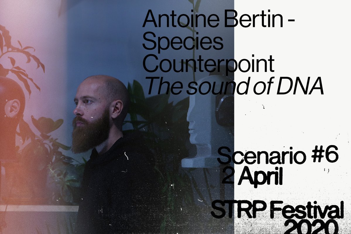 𝗦𝗧𝗥𝗣 𝗙𝗲𝘀𝘁𝗶𝘃𝗮𝗹 𝟮𝟬𝟮𝟬: 𝗘𝗫𝗣𝗢. A, G, C and T. These four puzzle pieces form every DNA sequence possible. Antoine Bertin examines how these DNA-codes sound by composing its soundtrack.
→ Read more on strp.nl
→ Join us at STRP Festival 2020