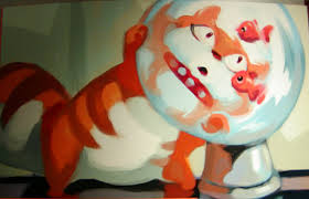 Here's concept art to Disney's cancelled animated movie, Fraidy Cat which was set to be a parody of Classic Alfred Hitchcock Films, but was shelved because David Stainton said the movie wouldn't be marketable to audiences https://t.co/XdWxjXIwH5