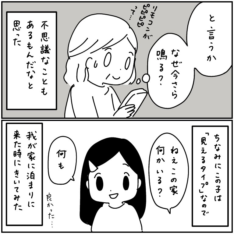 月命日の翌日のことだったので、「お父さんのイタズラかもねー」という結論になった。 