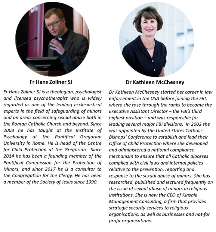 ACSL_Aus's tweet photo. Join CPSL on Saturday June 20 for our inaugural safeguarding conference 'A Safer Church for All: Safeguarding, Core to Mission'. We welcome Fr Hans Zollner SJ @hans_zollner & Dr Kathleen McChesney as keynotes at this event.
Register: https://t.co/hezouuLbyU
#SaferChurchForAll https://t.co/3F7VZ12kd0