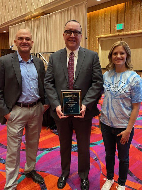 Reno Behavioral Healthcare Hospital was presented with the Community Agency of the Year Award for their collaboration with the schools district and their work with students in need.  A big thank you to ⁦⁦<a href="/keeli_killian/">Keeli Killian</a>⁩ President of the NV School Counselors Association!