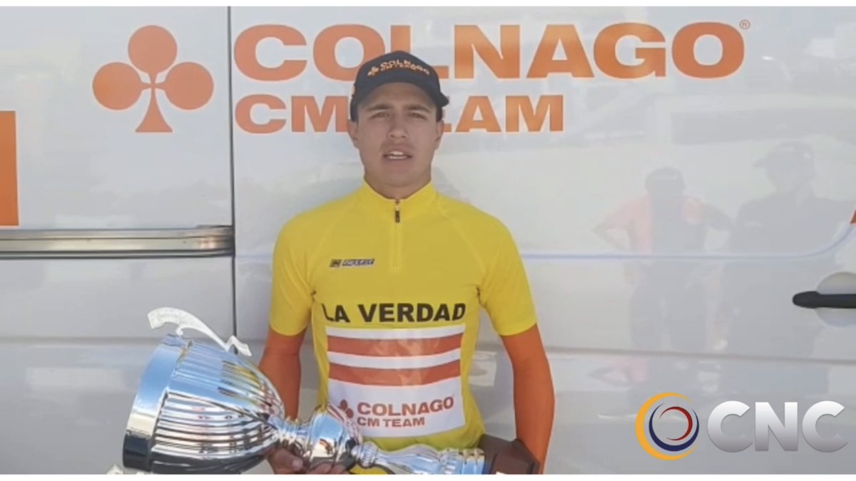 cncflcentral's tweet photo. VICTORIA COLOMBIANA EN ESPAÑA 🇪🇸 El ciclista Colombiana al servicio del @colnagocm Victor Ocampo , se impuso en el #TrofeoGuerrita20 ,segunda parada de la #CopaEspaña , su compañero Oscar Téllez fue segundo ! 🇨🇴🥇🥈🚵🏻‍♂️🇪🇸https://t.co/1aXDrxrpsU https://t.co/9nhjBXz8c6