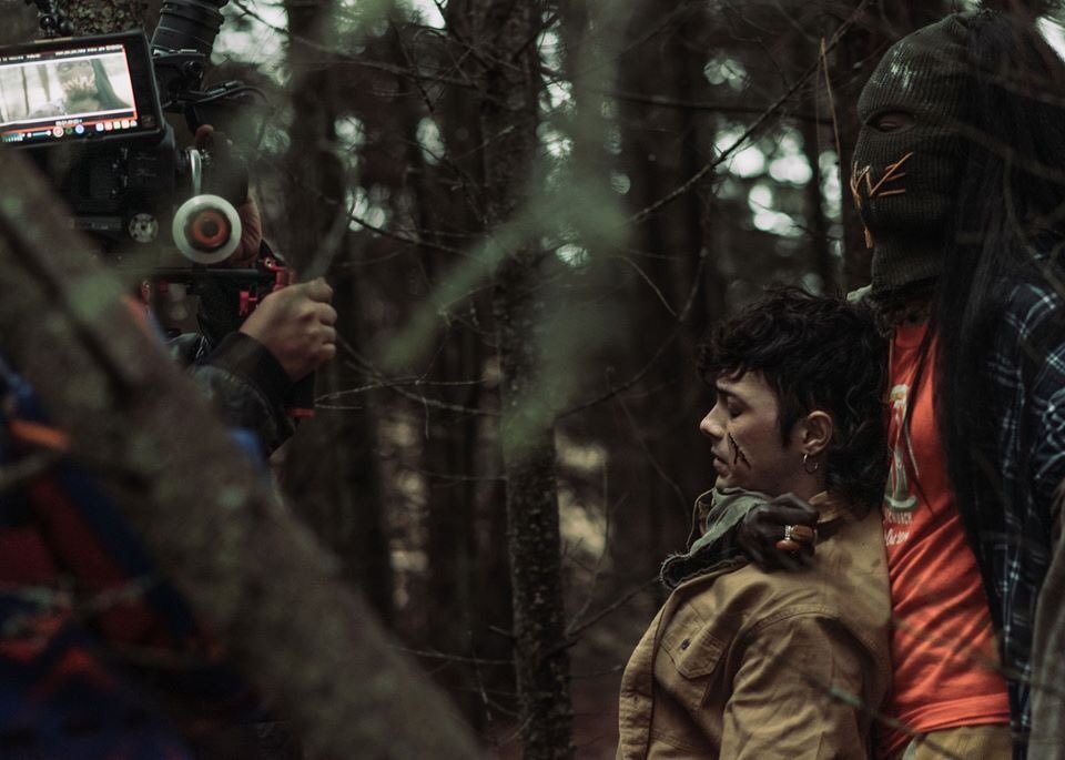 AManicMacabre's tweet image. Set photos from the filming of Manic Macabre , Horror Written/Directed by @HassonHarris , Coming Soon #ManicMacabre #Horror #Film #Slasher #Director #Writer #BlackDirector #BlackHorror #WomeninHorror #BlackWomenInHorror #Melanin #HorrorNoir