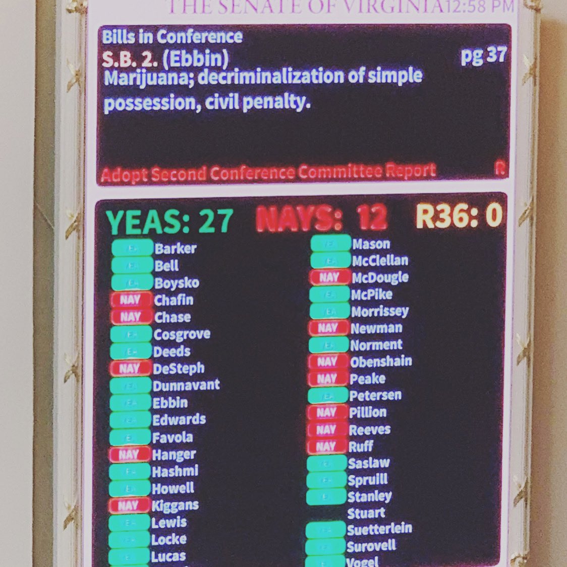 ElmoMuks's tweet photo. Virginia did a thing. Great first step. Already working on β21. Fund .@VANORMLβs continued work at https://t.co/kpXQSFdadE
#Virginia #Marijuana #Law #Reform #VirginiaNORML #NORML #Decriminalization #Decrim #Dignity #Love #Happy #Spring2020 #Weekend #Roanoke #Luray #Staunton https://t.co/TGVFs7Nv9Y