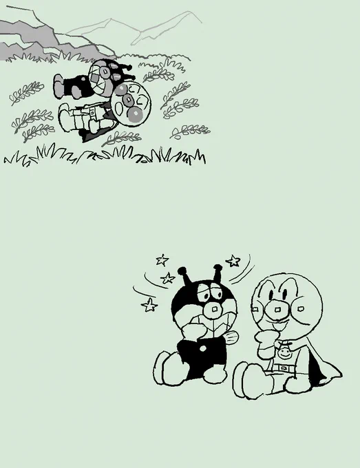 アンばいの朝チュン。『アンパンマンのこもりうた』の中の絵。

このシリーズは就寝時の読み聞かせ用に作られたもので、絵も文も絶好調だし、ばっちりコンセプトに沿っている。お子さんの居る方におすすめ。 