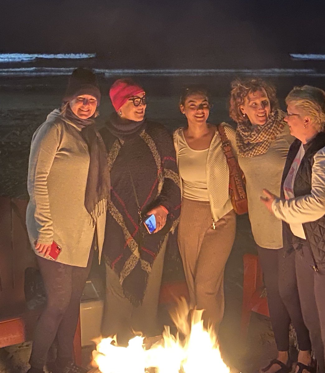 riggs_cara's tweet photo. My heart is as warm as this beachside bonfire having my former administrative team/sisters forever visit over their spring break. #OPSLOVE #PackerLove @jj_pack @OSPackersDP @SFrodyma @shelby_riggs https://t.co/5k8u6jxRnK