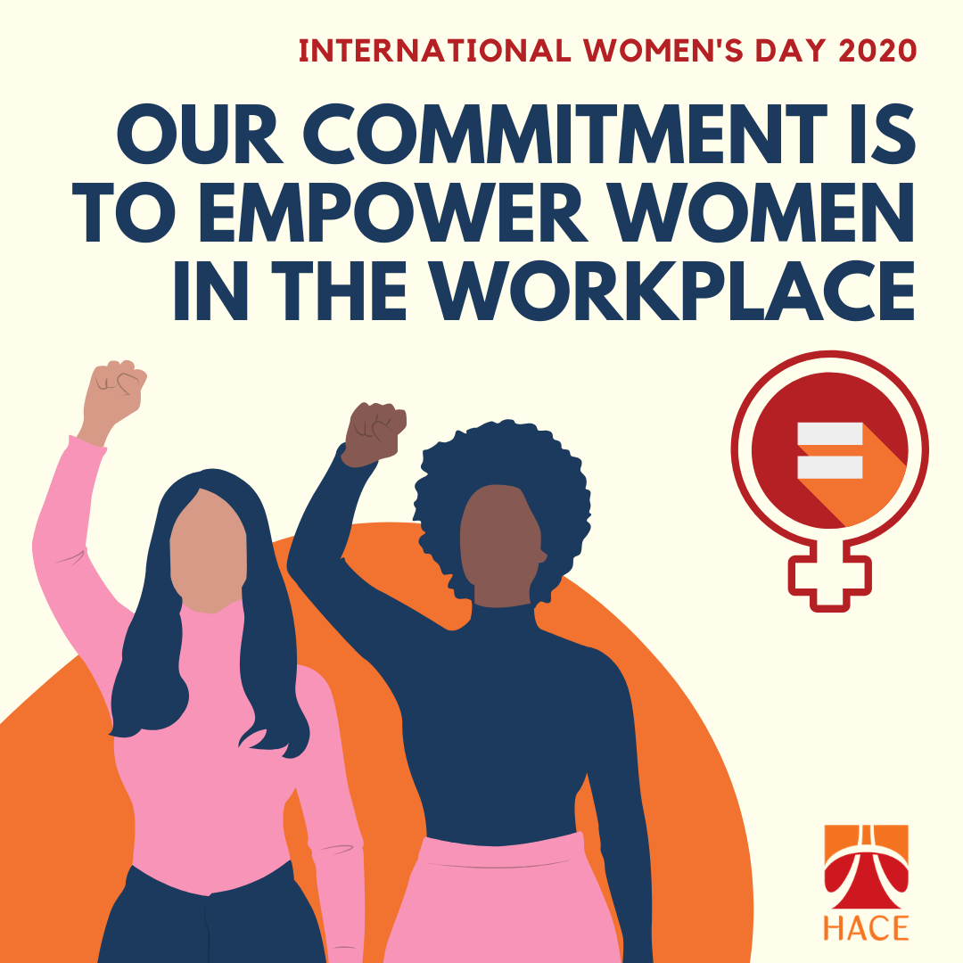 Hace_Online's tweet photo. Happy International Women’s Day! We each have a responsibility to challenge stereotypes and celebrate women’s achievements, not only today, but every day. Here at HACE, we are committed to empowering women in the workplace to create a gender equal environment. 

#IWD2020 https://t.co/3jLSQF64yG