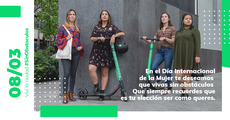 En el día Internacional de la Mujer te deseamos que vivas sin obstáculos 
Que siempre recuerdes que es tu elección ser como queres.
Te deseamos que vivas la ciudad #SINOBSTACULOS #DiaInternacionalDeLaMujer