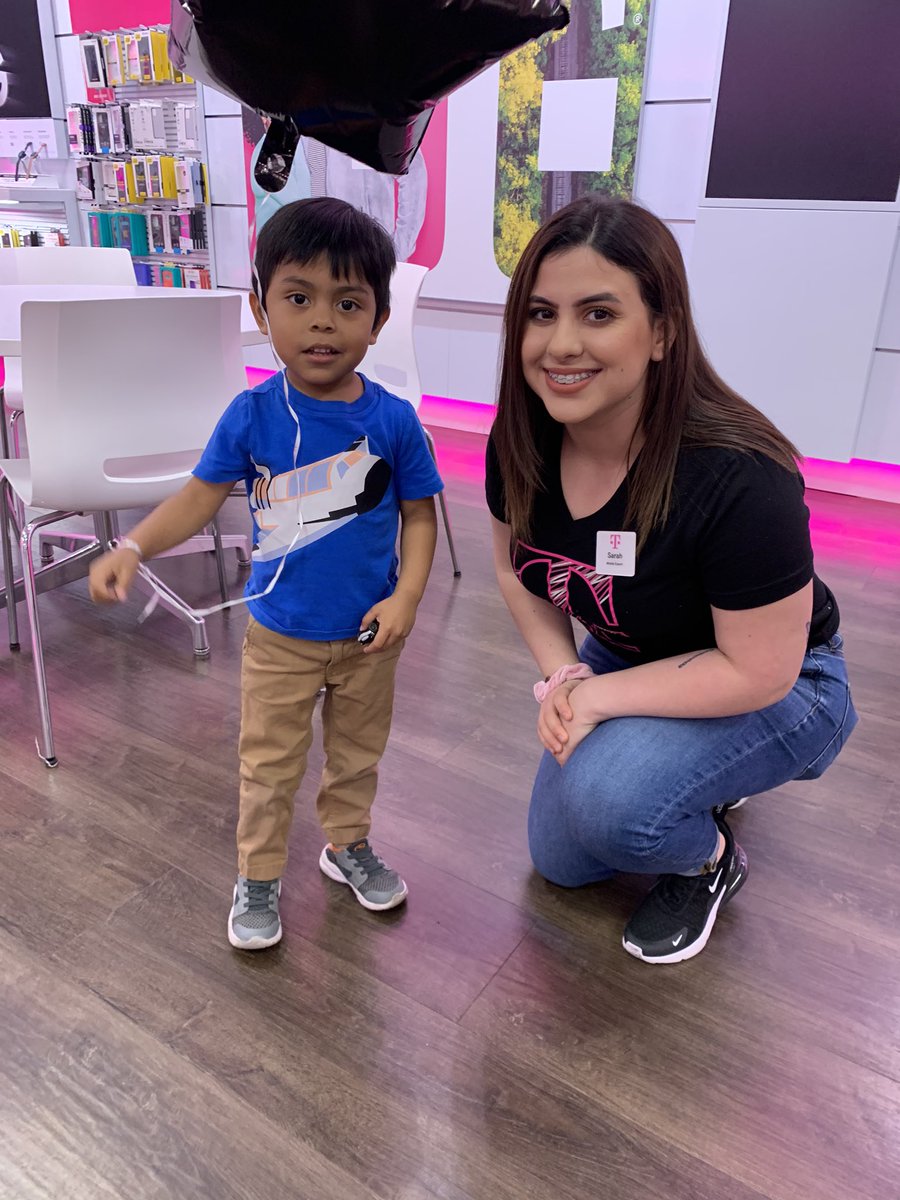 Had the pleasure of helping my customer get hooked up with a tablet for her son, a sync up and a phone to treat herself 😎 he was super excited! Also got a little carried away playing cars with him 🤩 #customerobsessed