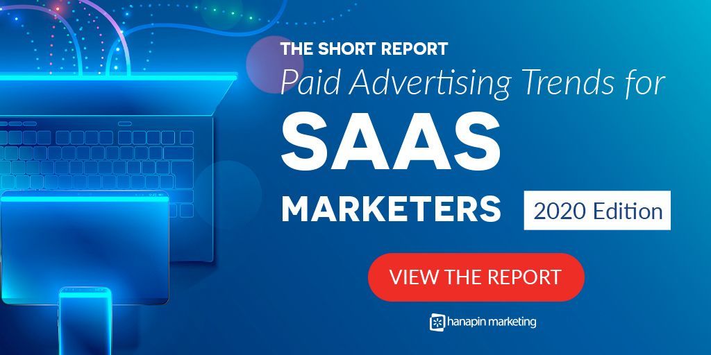 Grab our short report that covers Paid Advertising Trends for #SaaS Marketers for 2020! buff.ly/32qVbp9