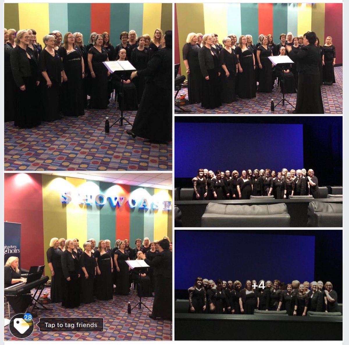 Wow. What a Friday evening we had!!  Thank you <a href="/ShowcaseCinemas/">Showcase Cinemas UK</a> in Peterborough for allowing us to entertain your audiences before the screening of Military Wives. We had a wonderful evening and thought the film was amazing. #MilitaryWives #InternationalWomenDay2020