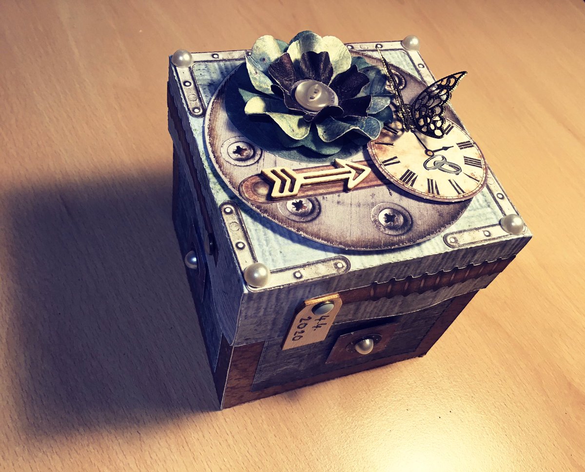 Jitka_Matejkova's tweet image. Svatební exploding box.
#tvorenisjituli #explodingbox #scrapbooking