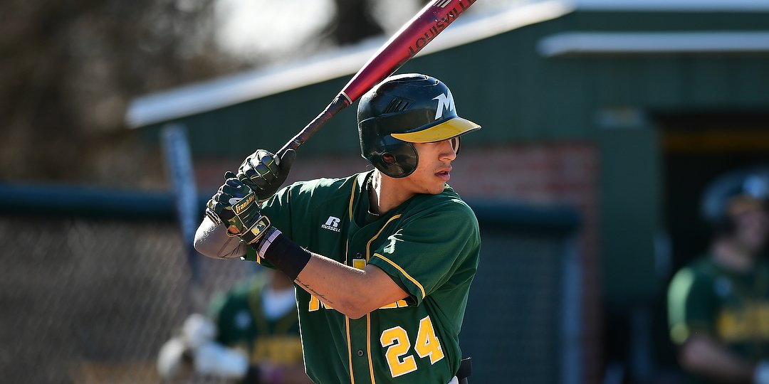 mcdanielsports's tweet photo. BSB: #McDaniel 8, CCNY 3
The Green Terror scored four time s in the bottom of the eighth to cap a three-game sweep of the Beavers. Julian Jenkins was on base all five times to lead the way with two hits and three walks. Twinbill at Marymount next Saturday. #getonthehill #mcdbase https://t.co/lY24cmzcX1