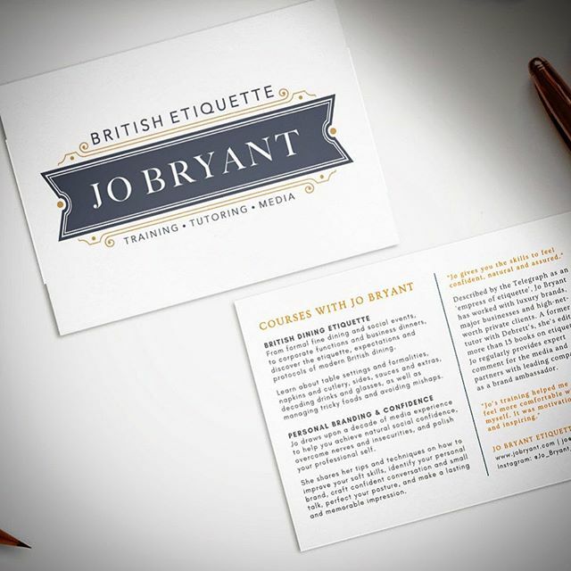 Jo_Bry's tweet photo. New branding #rebrand #etiquette #manners #protocol #expert #experttutor #privatetutor #britishetiquette #britishetiquettetraining #tablemanners #etiquettetraining https://t.co/6oBsxF15mV https://t.co/AqdunERQLv