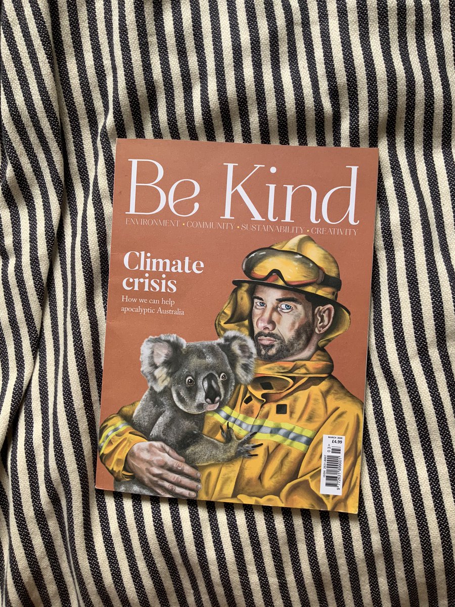 Thrilled to spot my work out in the wild this week in <a href="/BeKindMagazine/">Be Kind Magazine</a> 🥰 #illustration #illustrator