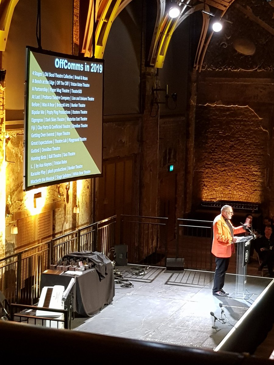 ElaineC_reviews's tweet photo. #offies #offcomms @ProforcaTheatre congratulations to everyone in the Offcomm nominations mentioned at the Offies tonight. https://t.co/66GfmTkUFN