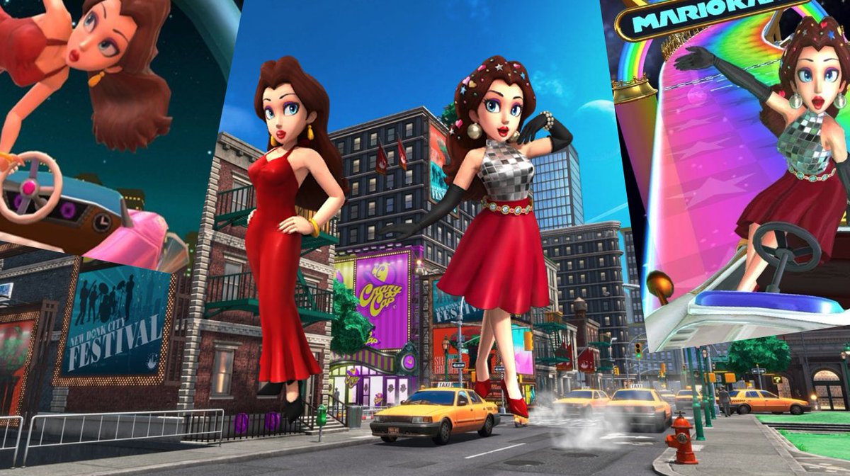 Pauline Party Time From Mkt Mario Kart 8 Skin Mods