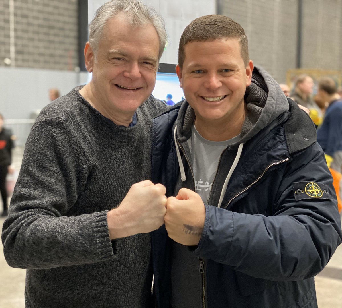 The most lovely person #KevinMcNally from the 🎥 Pirates of the Caribbean movies - with #coronavirus its all about the #fistbump 👊 #PiratesoftheCaribbean