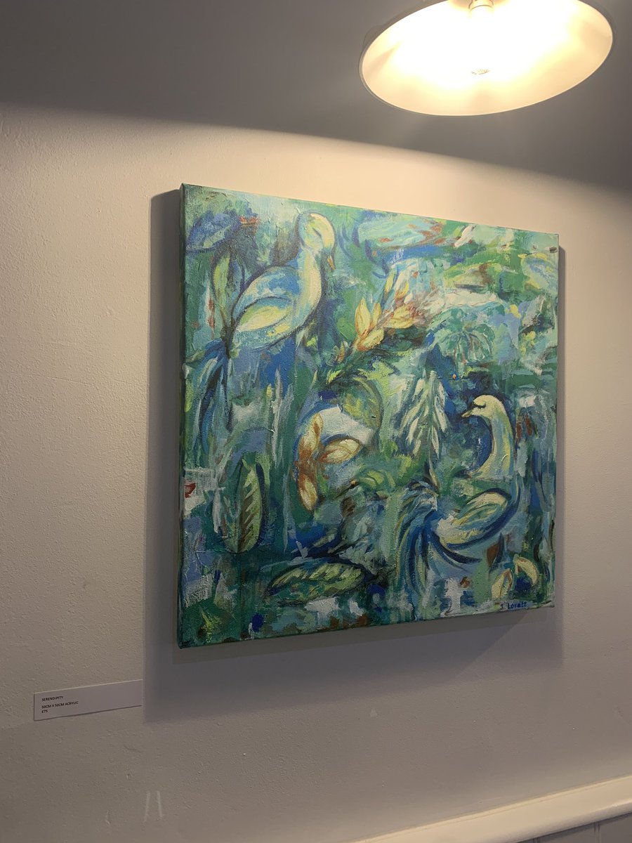 New artwork installation in the Cafe this weekend. Come and check it out!