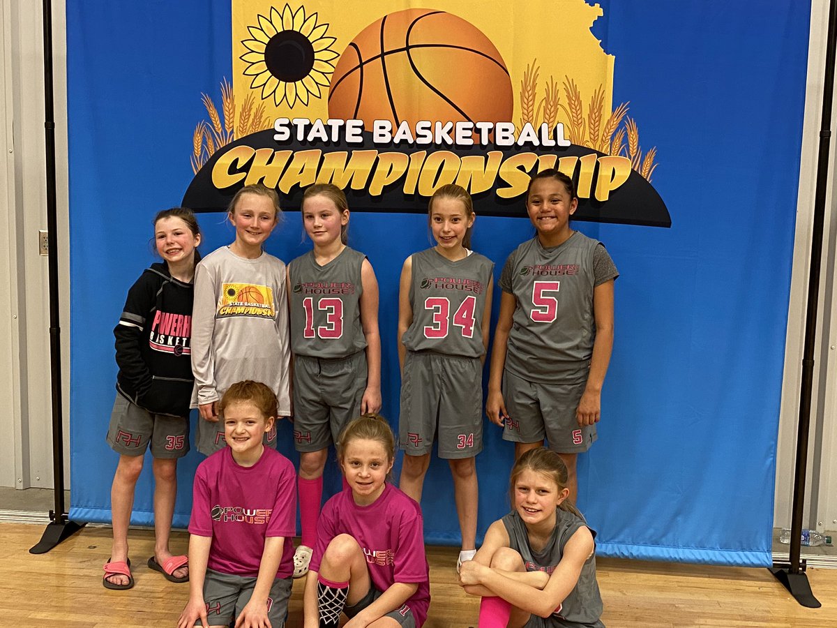 Powerhouse Hoops Green 2028 worked hard this weekend and finished today strong today at the Kansas State Championships!!  These Girls Compete Hard!!  This is the team to watch out for.  They work hard and improve every game!!  We are so proud of them!!  #powerofone <a href="/kerrydarting/">dartingbasketball</a>