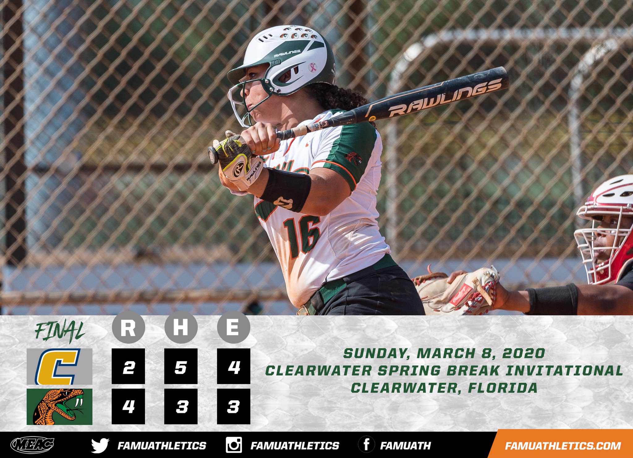 Florida A&M Athletics on Twitter "FAMU softball ends Clearwater Spring