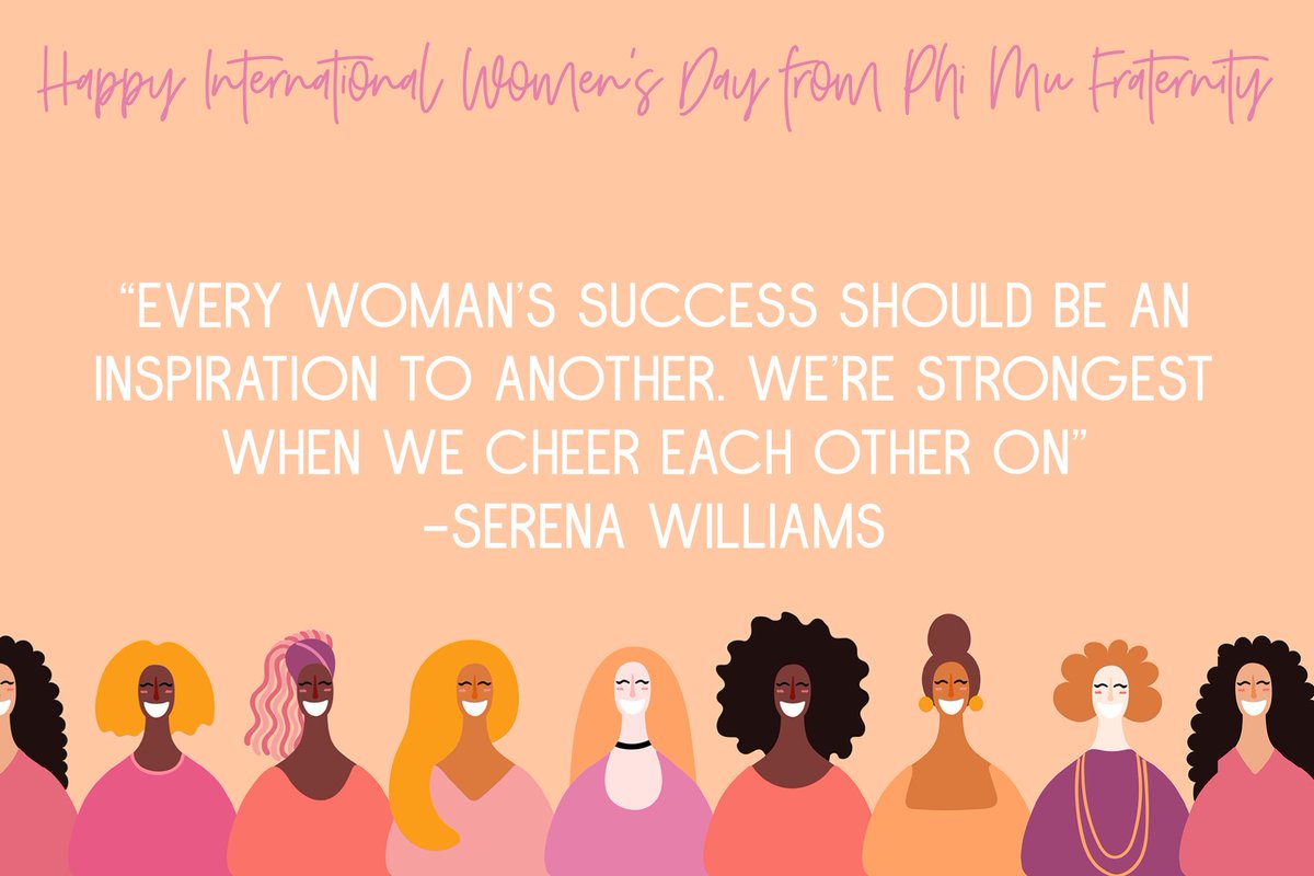 Our collegians and alumnae show us what powerful women look like every single day. Today we celebrate them. Happy International Women’s Day. #InternationalWomenDay2020