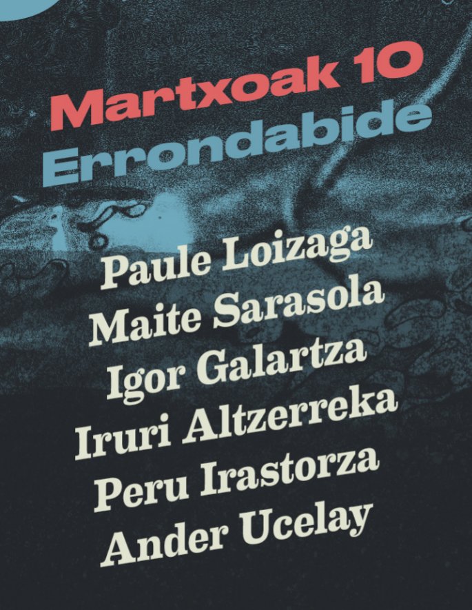ErrondabideKE's tweet photo. Badator 2.kanporaketa!
Martxoak 10ean, asteartea, 19:30etan #Errondabide|n:
🎤Paule Loizaga
🎤Maite Sarasola
🎤Igor Galartza
🎤Iruri Altzerreka
🎤Peru Irastorza
🎤Ander Ucelay
Aldaketa batzuk kartelean 👇
#BertsoErronda https://t.co/8iQYSkTm3s
