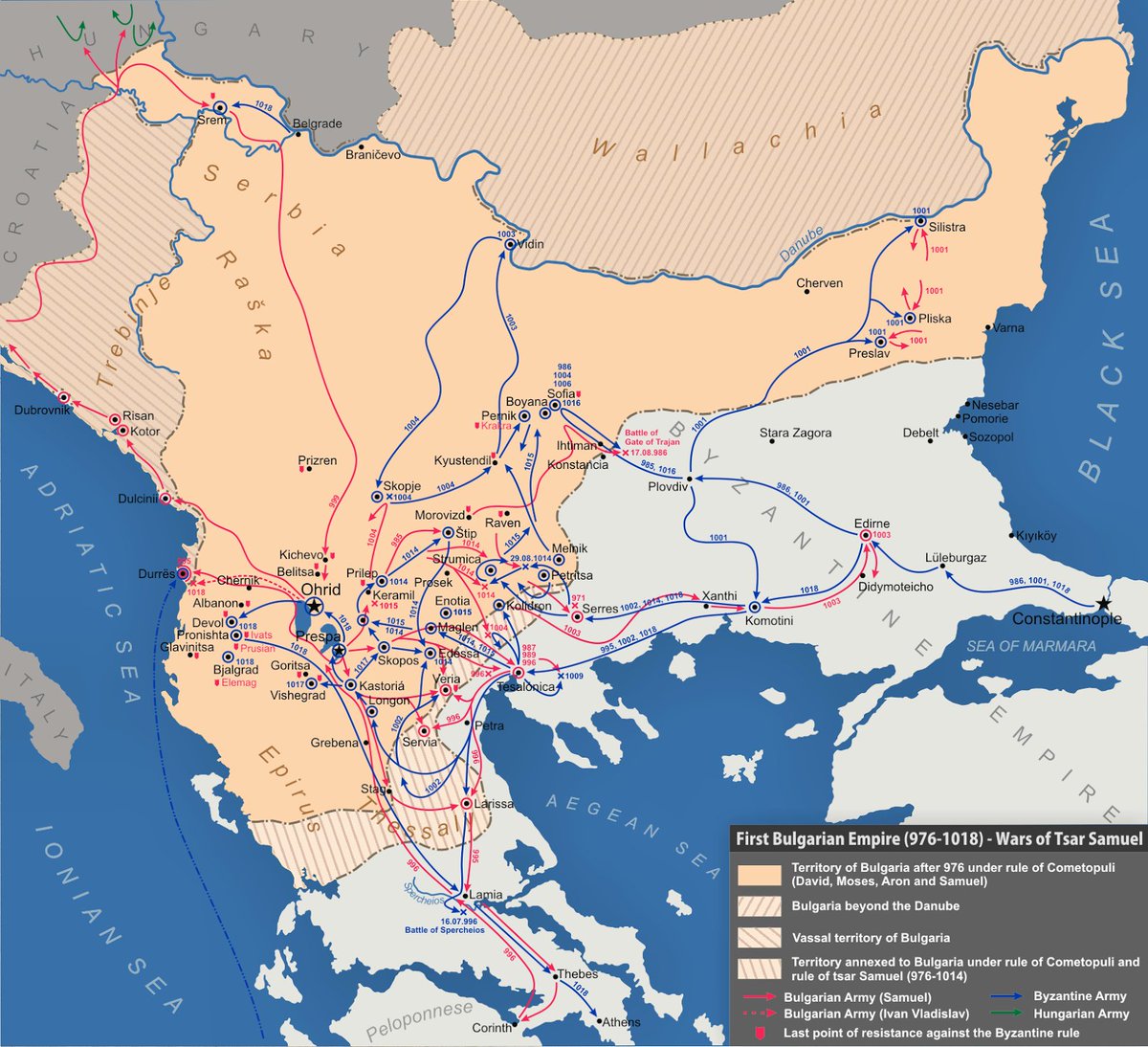 This was pretty common in Byzantium’s western provinces. Whenever the Bulgarians/Pechenegs/Normans start raiding in Macedonia, the army would march out and fight them. Hopefully they would catch the enemy besieging some fortress, but no matter what, things ended in open battle.