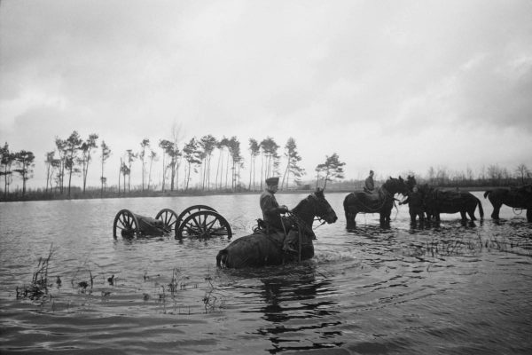 The Dutch did this quite literally, flooding their fields to augment the impressive forts that dotted the countryside.