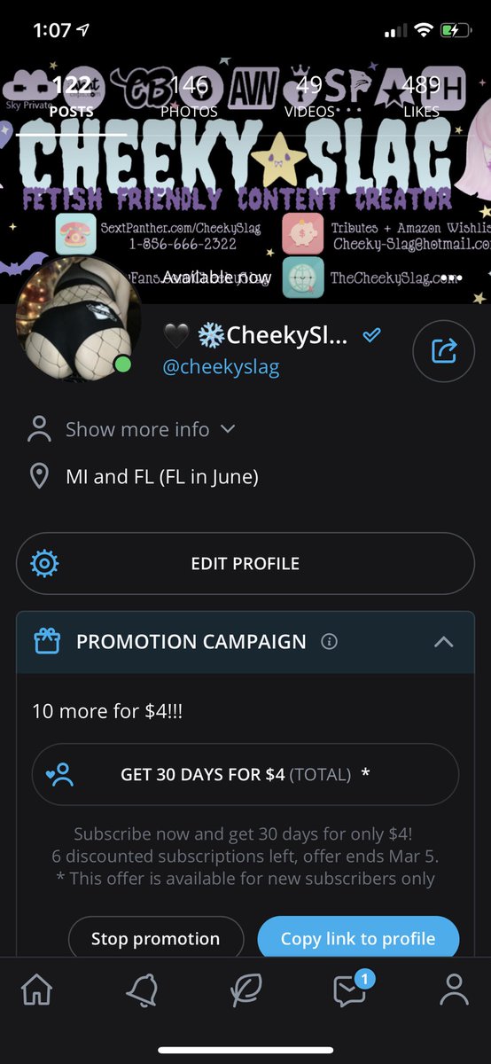 CheeekySlag's tweet photo. My OnlyFans is still on SALE!! ✨

🚨 BUT ONLY FOR 5 MORE PEOPLE!!!

Subscribe NOW and get a month subscription for only $4!!!!!

 A whole month of shenanigans!! 

DON’T MISS IT!!!

https://t.co/Q2oPKfLwOZ

*renewals can add on forever snapchat access for just $15!!! https://t.co/5dpVdnJSgZ
