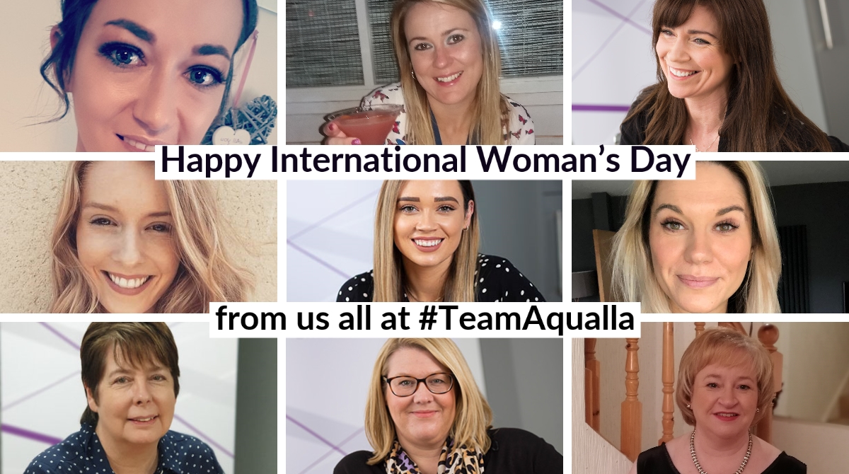 'We rise by lifting others' Happy #InternationalWomensDay to the strong, amazing women within #TeamAqualla and our wider Industry - you support, you encourage, you empower. #IWD2020 #GirlPower