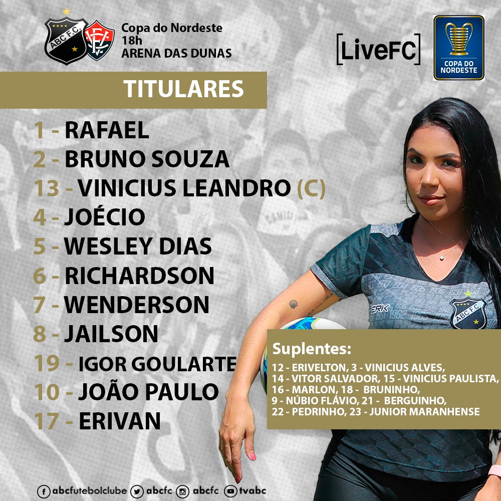 ch_rn's tweet photo. ABC e Vitória escalados. Ouça a casadinha do esporte @RadioTrampolim / @liberdadefm877: https://t.co/osdB3Q5W7U, App da Trampolim, https://t.co/gZcfvgd3r1, Liberdade FM 87,7 Parnamirim e RadiosNET/CXRadio. https://t.co/RndpwYJ0TA
