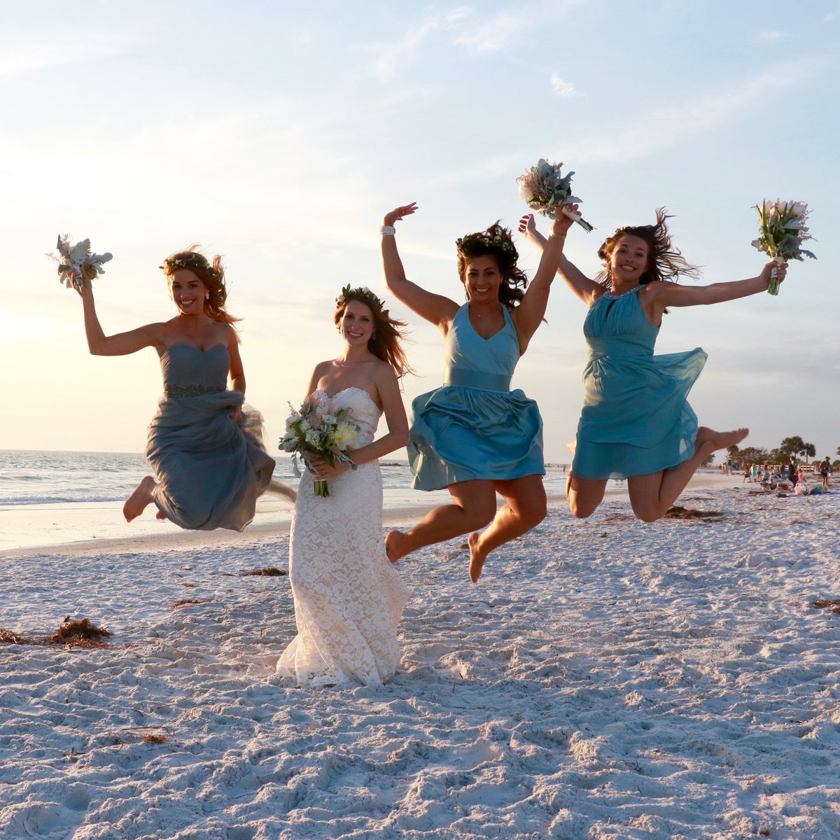 Think outside the box, steer away from 'standard' shots and reflect the personalities of your subjects