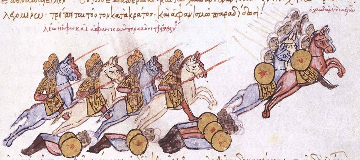 But it was even more complex than that. The Byzantines also placed infantry in the passes along the Arab line of retreat, trapping them between the mobile forces and a linear barrier. Hammer on anvil. The Arabs were forced to give battle on exceptionally unfavorable terms.