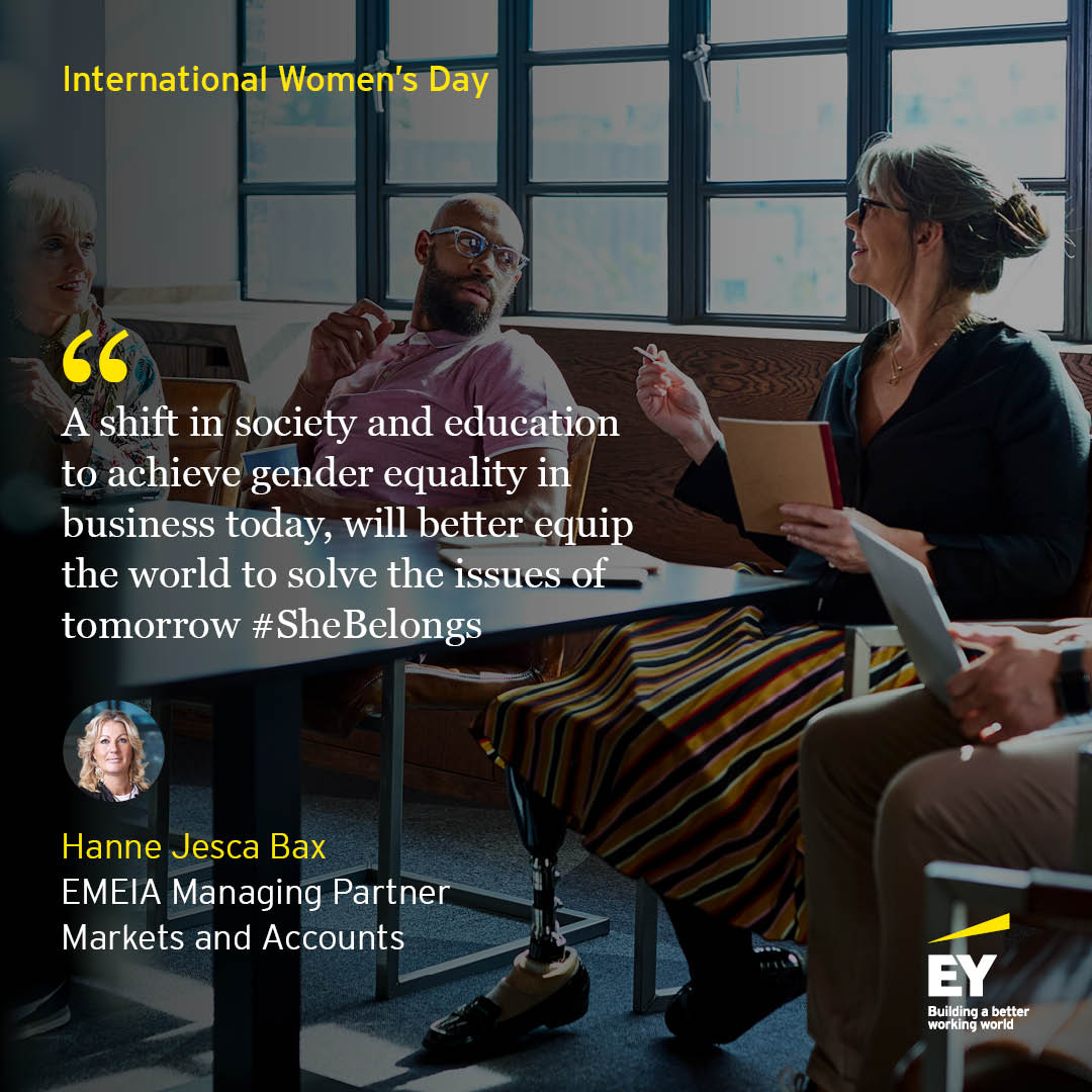 We need to move from words to action in 2020 to make a difference and create gender equality #IWD2020 #WomenFastForward #SheBelongs