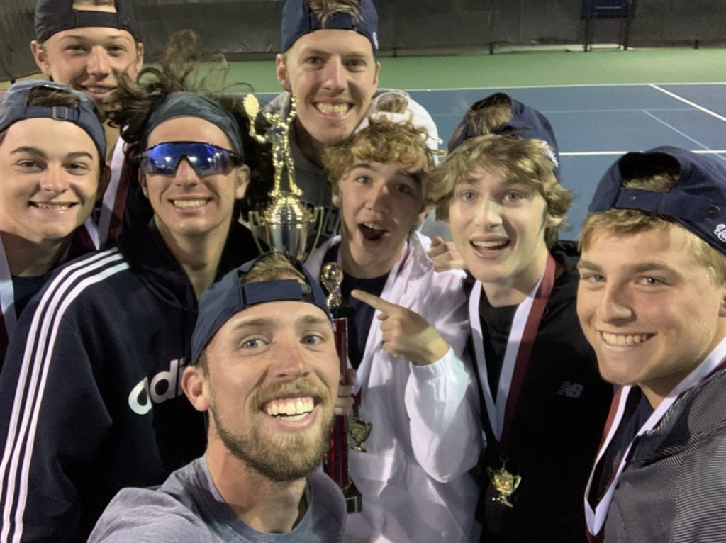 Jenks Varsity Tournament Results (3/7):

#1 Singles: Wes Robertson (5th)

#2 Singles: Reid Rainwater (1st)

#1 Doubles: Preston Fry/Braeden Lewis (3rd)

#2 Doubles: Scott Stewart/Jack Warman (1st)

Team overall took 2nd place! Great first week Husky Tennis! #GoSKIES