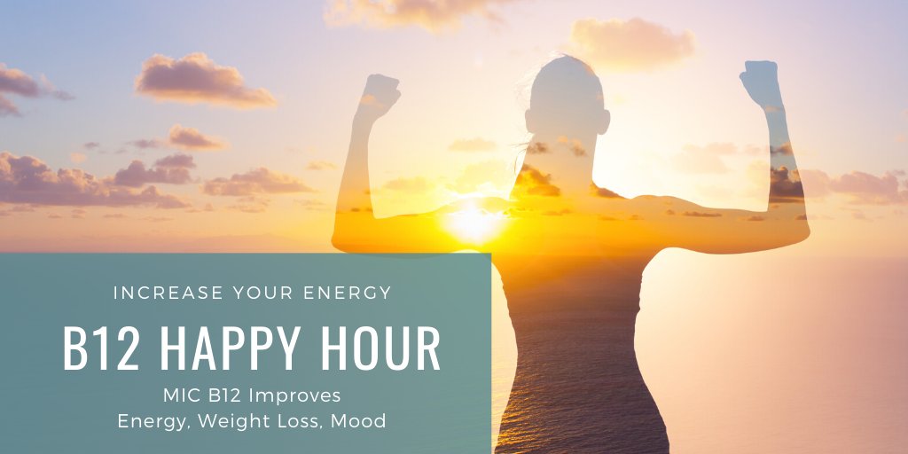 JulieGeorgeND's tweet photo. Rivercreek Wellness March 11 @NOON B12 Happy Hour.  Schedule here https://t.co/HBd5Vu17nh  #WeightLossSpokane #Spokane #SpokaneValley #LoseWeightSpokane #Energy #B12 https://t.co/fjfp2MviBx
